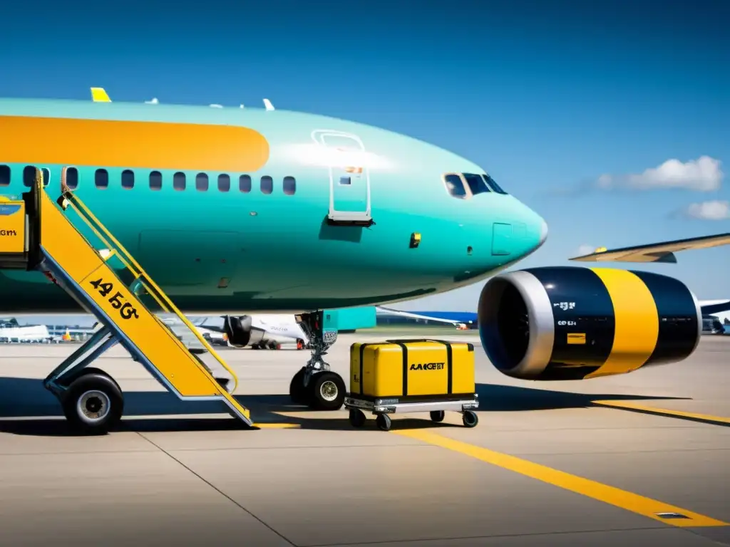 Un avión de bajo coste impactando en el aeropuerto con su eficiencia y dinamismo