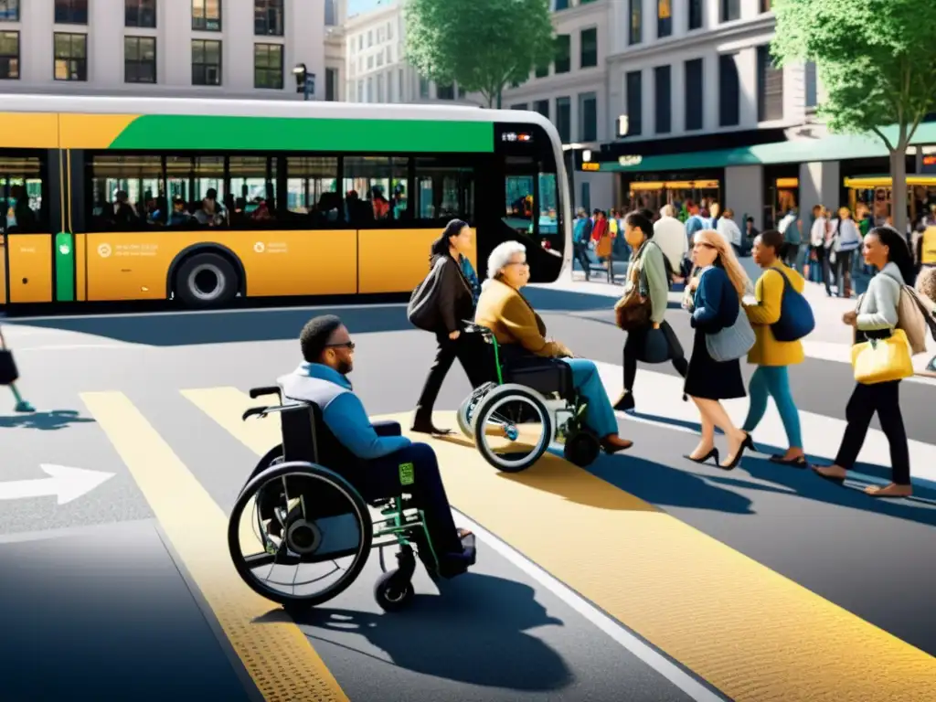 Un bullicioso y accesible transporte urbano que integra a viajeros diversos