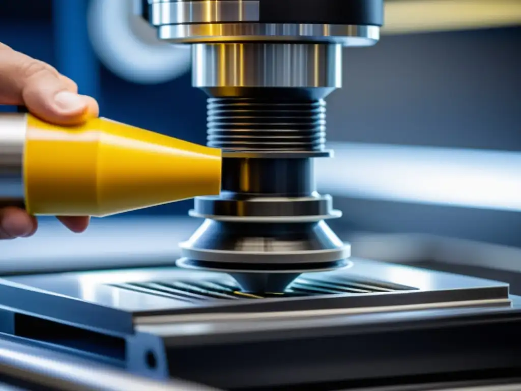 Fabricación aeronáutica de precisión con impresión 3D Detallada impresión 3D de componente aeronáutico, destacando innovaciones tecnológicas fabricación aeronáutica