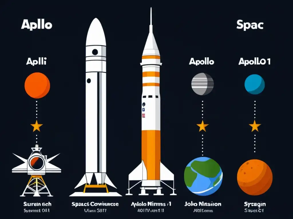 Comparación detallada entre Apollo 11 y una misión espacial moderna, destacando la evolución de los viajes espaciales