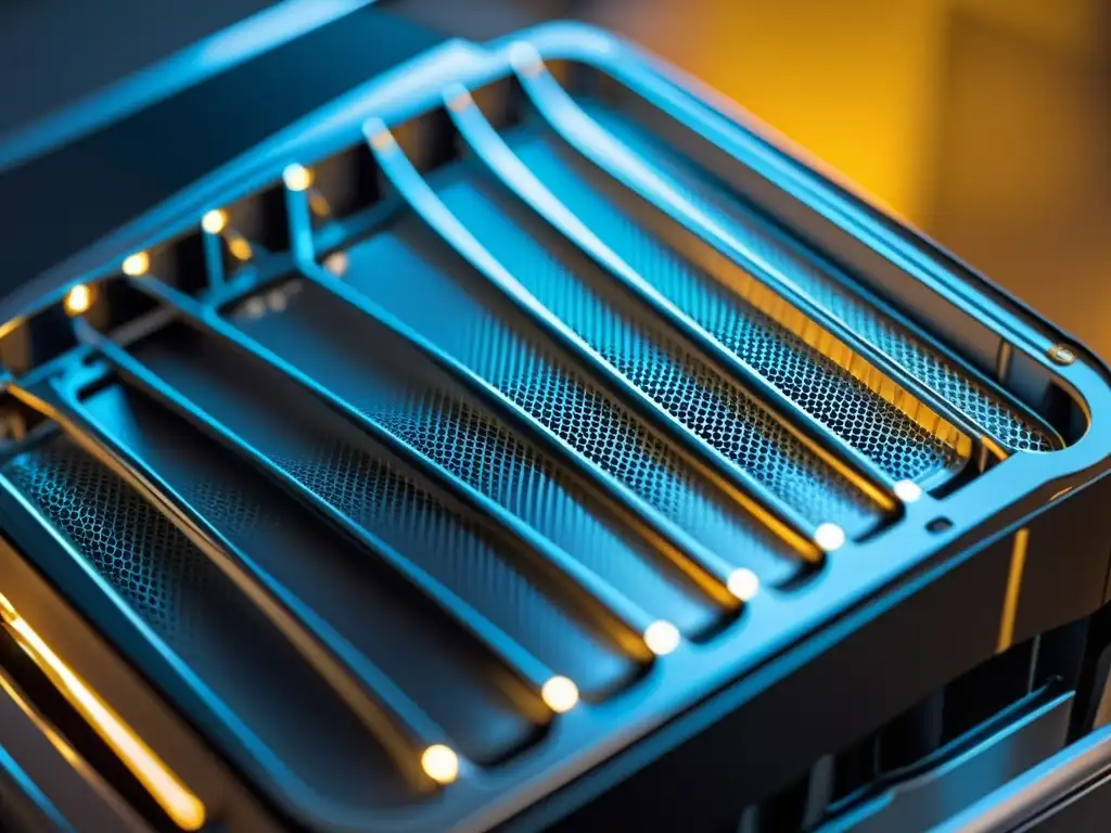 Batería de litio para vehículo eléctrico: tecnología avanzada Detalle de avanzada batería de iones de litio para vehículo eléctrico, reflejando sofisticación tecnológica