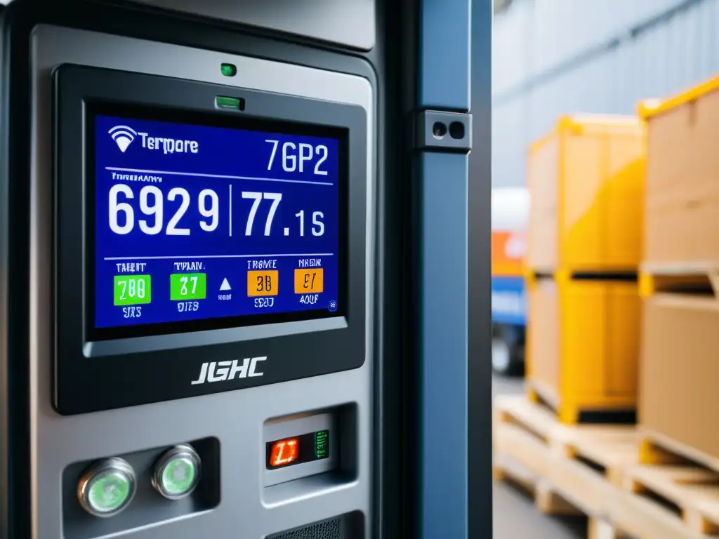 Dispositivo de monitoreo de temperatura en transporte refrigerado Dispositivo de monitoreo de temperatura en tiempo real en camión refrigerado, tecnologías para cargas refrigeradas