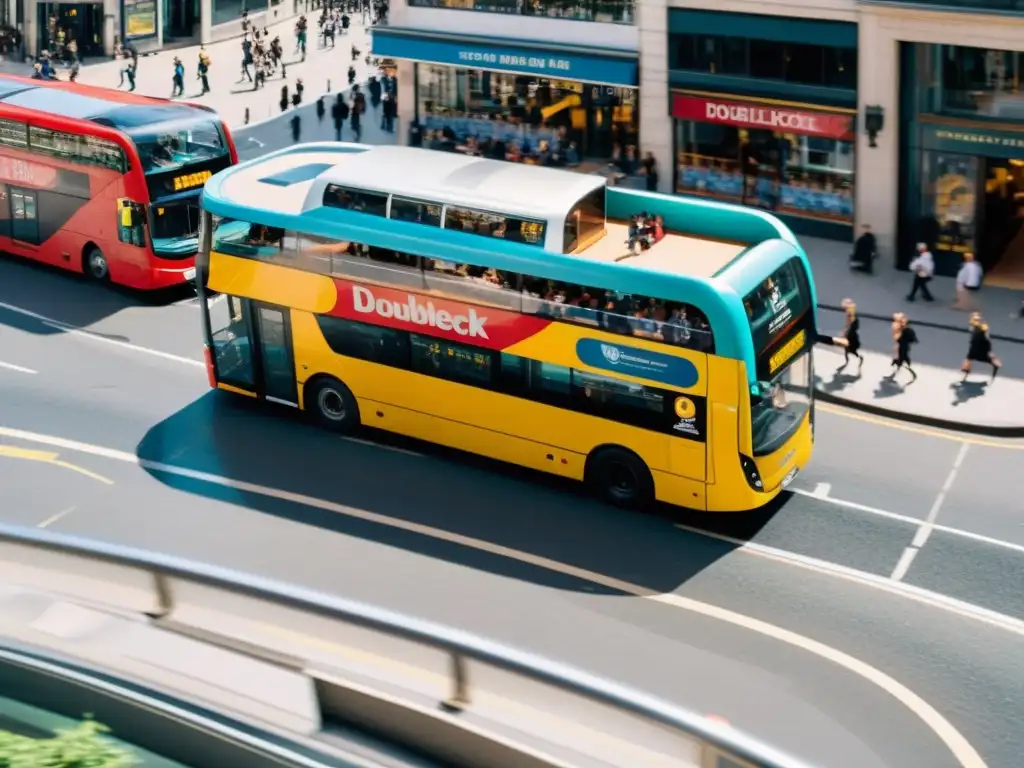 Descubre la emoción de las rutas panorámicas en autobuses turísticos mientras exploras la ciudad desde las alturas