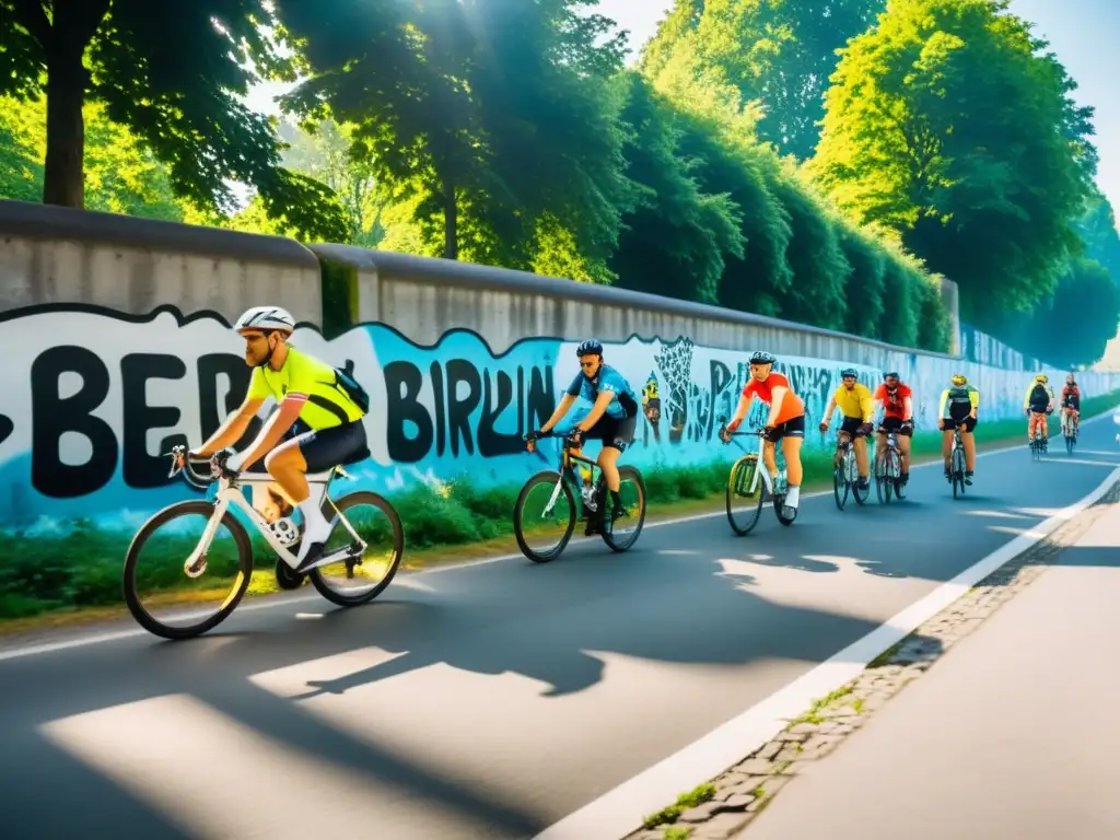 Un emocionante recorrido en bicicleta junto al histórico Muro de Berlín, con arte urbano vibrante