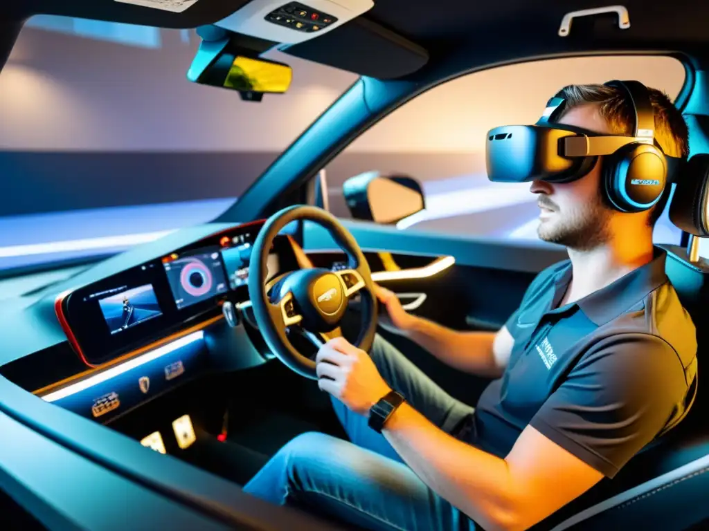 Entrenamiento virtual para conductores de transporte: Simulador de conducción profesional con cockpit realista y realidad virtual