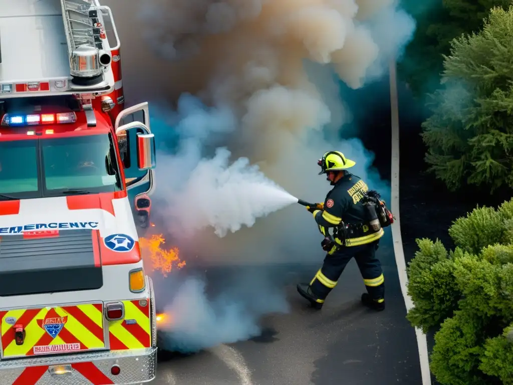 Equipo de emergencia coordina respuesta ante incidente con mercancías peligrosas