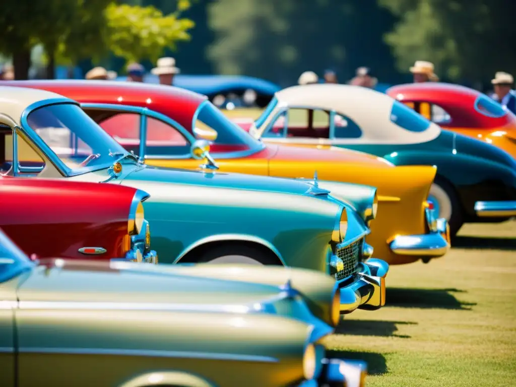 Una exposición de autos clásicos restaurados muestra su influencia en la estética moderna, irradiando elegancia atemporal