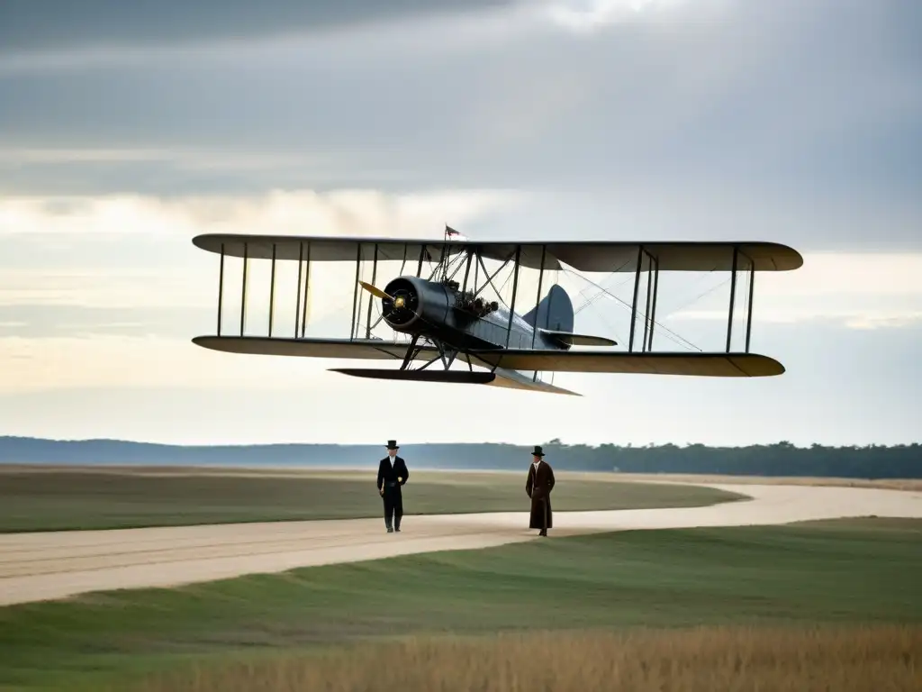 Los hermanos Wright realizan su primer vuelo controlado en Kitty Hawk, Carolina del Norte en 1903