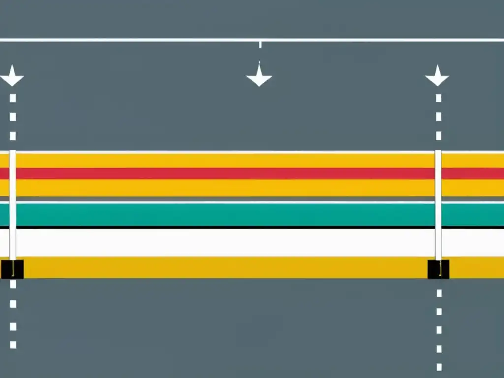 Imagen documental de alta resolución que muestra la evolución de las barreras de contención vial, destacando avances en seguridad y materiales