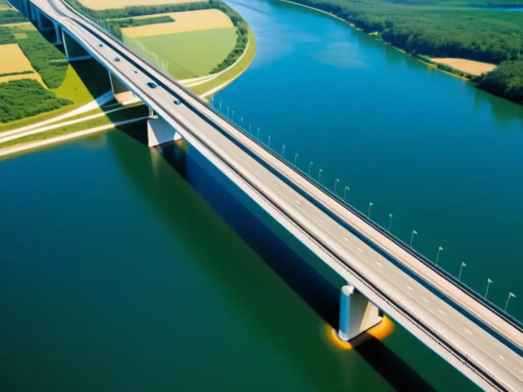 Imagen impactante de un puente móvil en operación, destacando su ingeniería avanzada y mecanismos intrincados