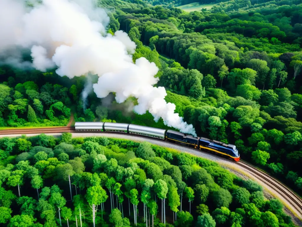 El impresionante impacto del ferrocarril en la naturaleza, con huella de carbono minimizada