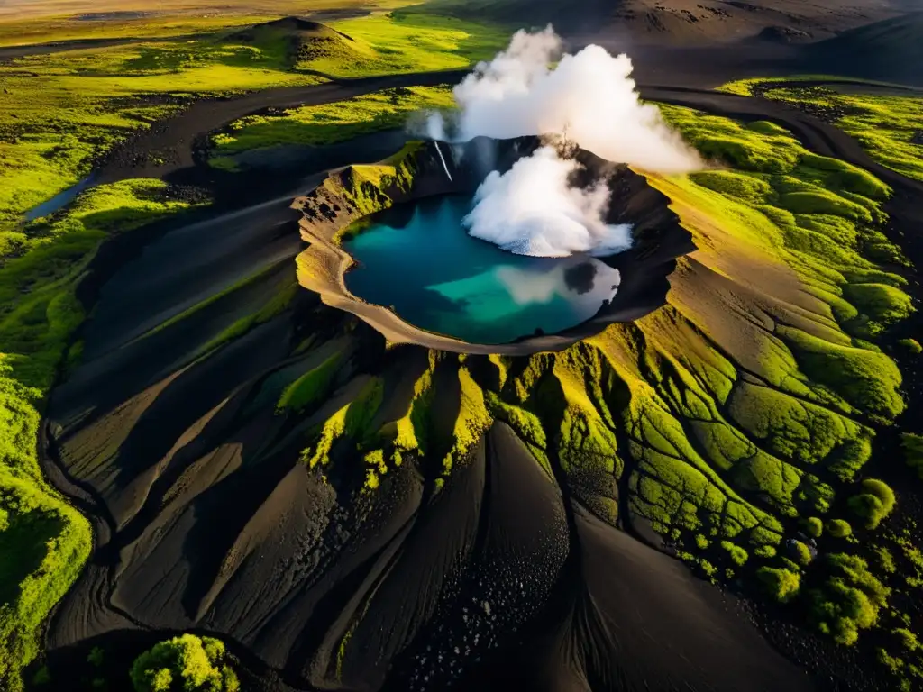 Explora los impresionantes paisajes volcánicos de Islandia en tours aéreos no tripulados