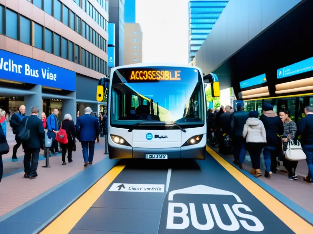 Integración de tecnología asistiva en transporte para discapacitados: accesibilidad y diversidad en la parada del autobús urbano