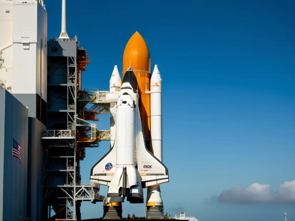 La majestuosa Atlantis en el lanzamiento, resaltando la revolución y reutilización de vehículos aeroespaciales en el Kennedy Space Center