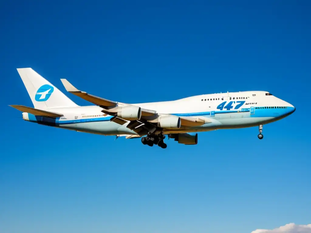 El majestuoso Boeing 747 despega en su vuelo inaugural, destacando su impacto en la historia del Boeing 747 en aviación