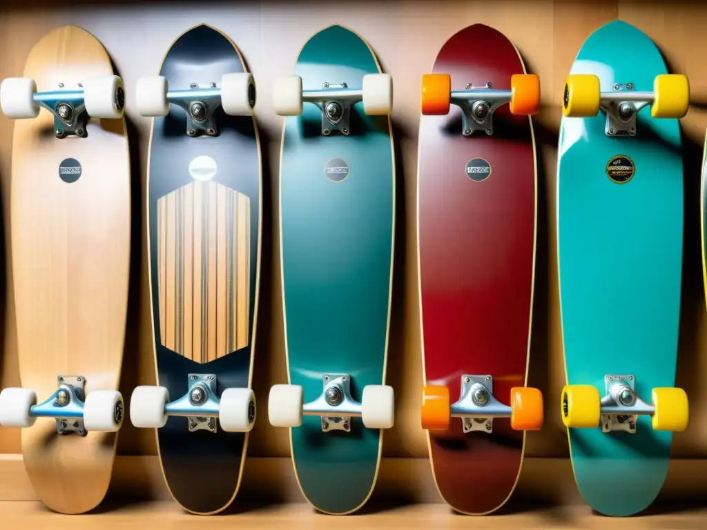 La evolución del monopatín como medio de transporte, desde la madera hasta la alta tecnología, en un paisaje urbano documental