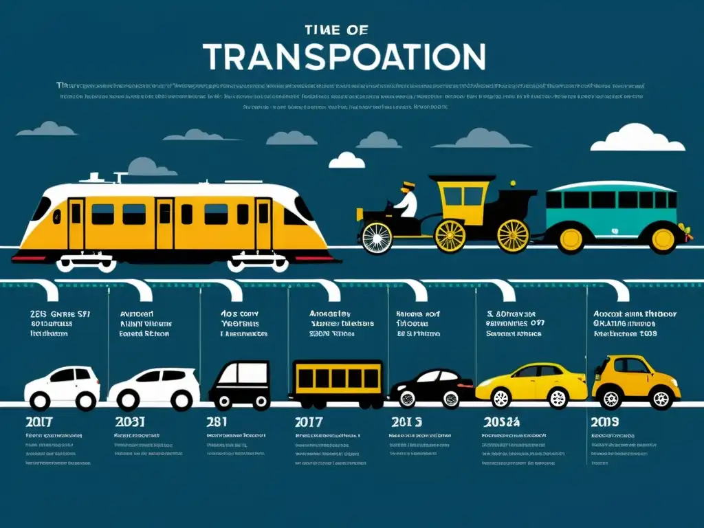 La evolución de los medios de transporte a lo largo de la historia, desde antiguos métodos hasta trenes de alta velocidad