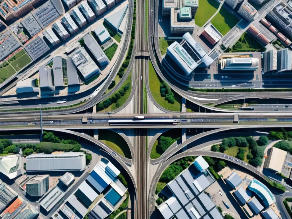 Una metrópolis vibrante con un importante centro de transporte que conecta estilos globales