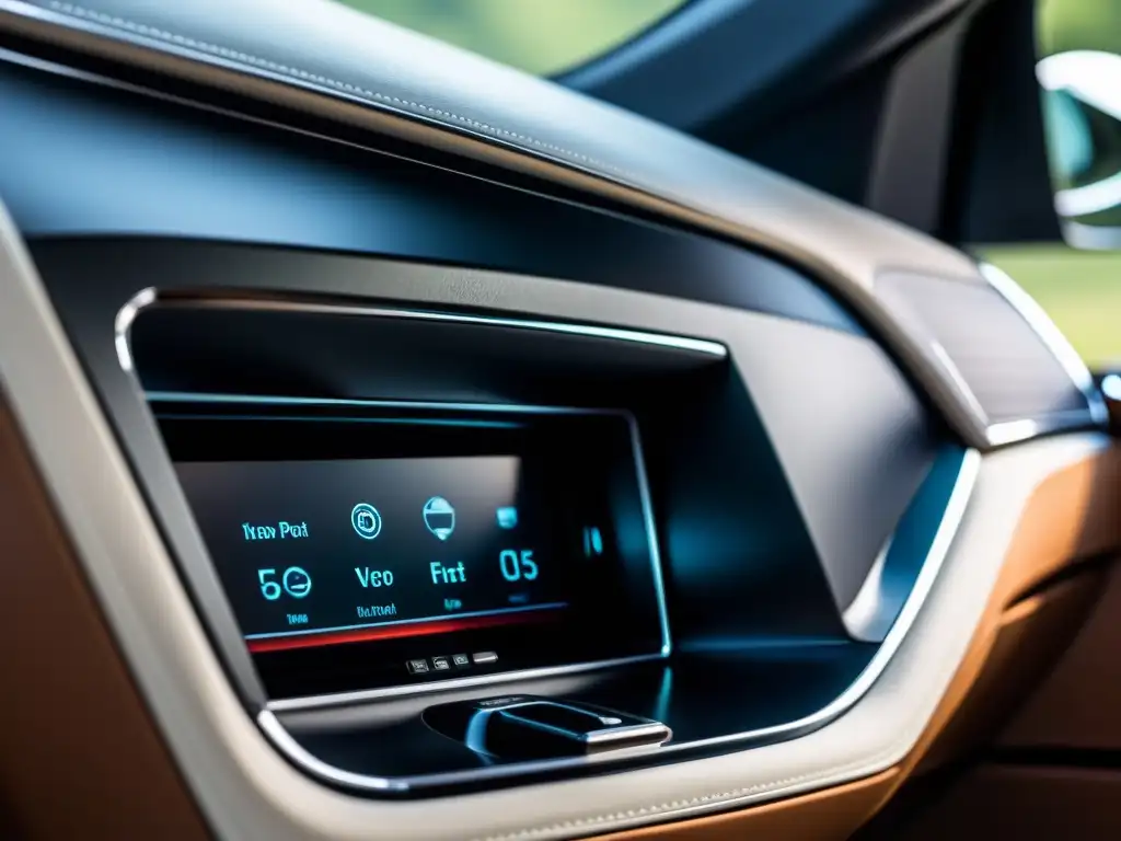 Panel de control de temperatura de asientos de lujo en coche, con tecnología ajuste temperatura asientos coche y diseño sofisticado