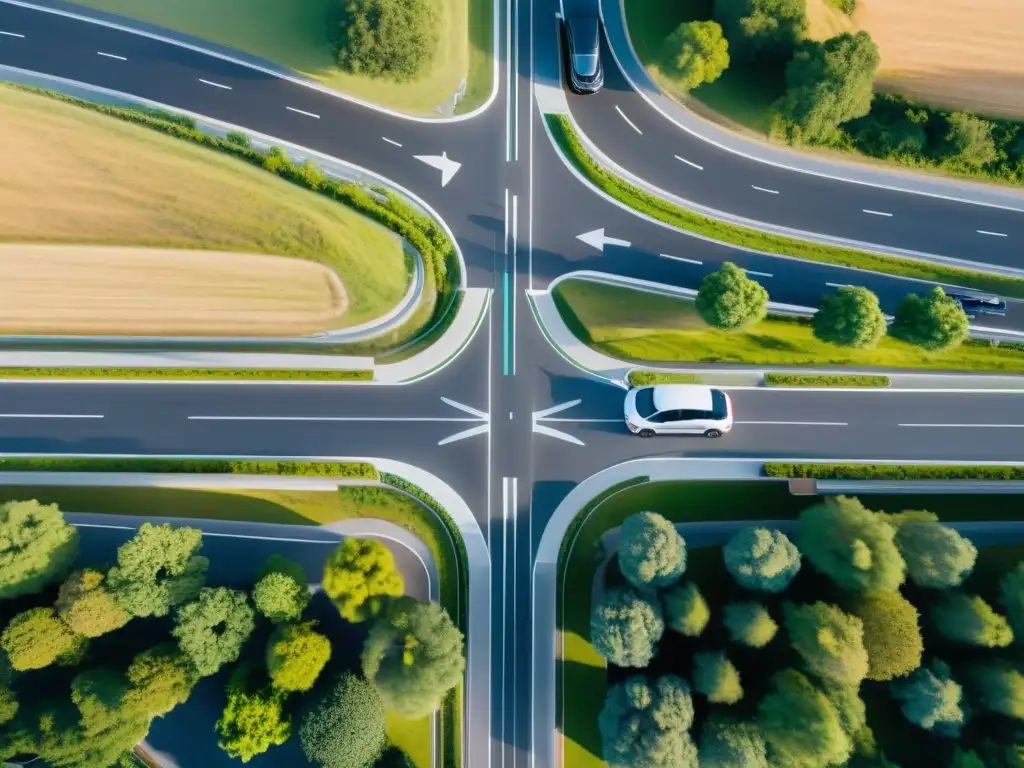 Una red de estaciones de carga eléctrica se integra estratégicamente en la infraestructura, capturando la eficiente distribución de recursos