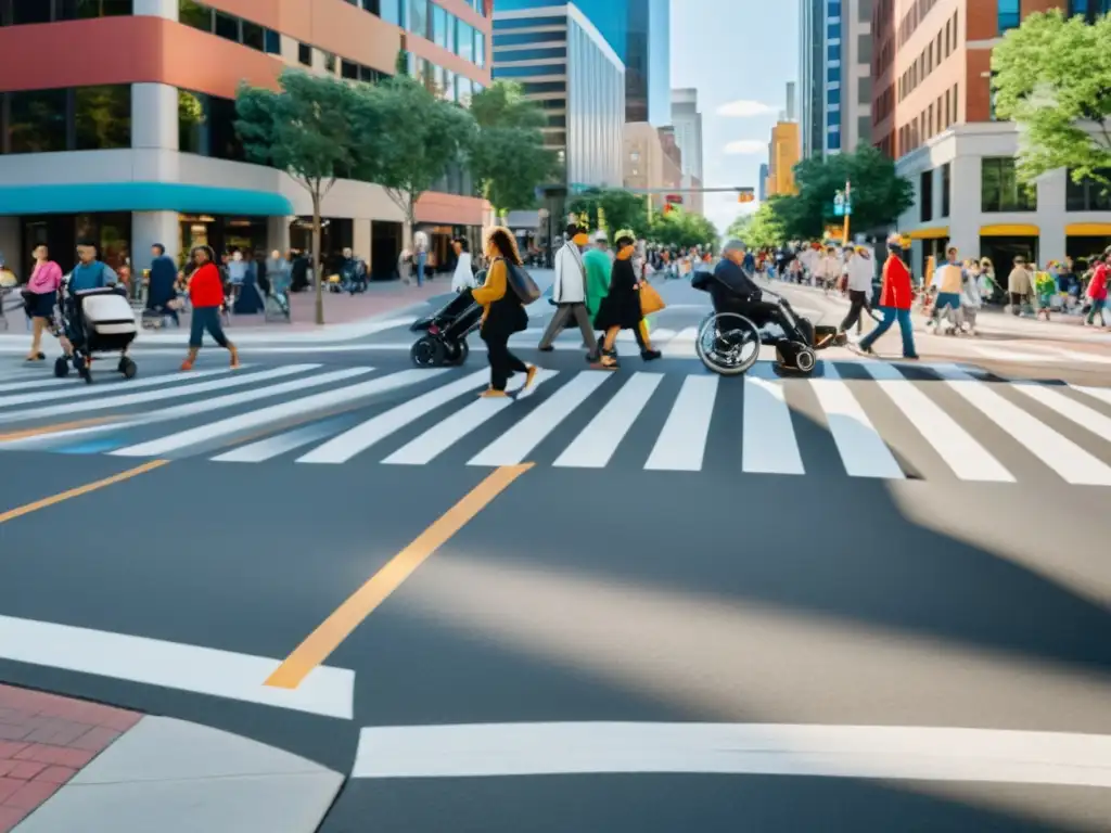 Intersección con Sistemas de transporte inteligentes accesibles, facilitando la movilidad equitativa para toda la comunidad urbana