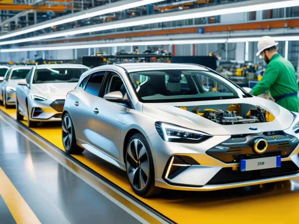 Trabajadores construyen vehículos ecoamigables con materiales reciclados