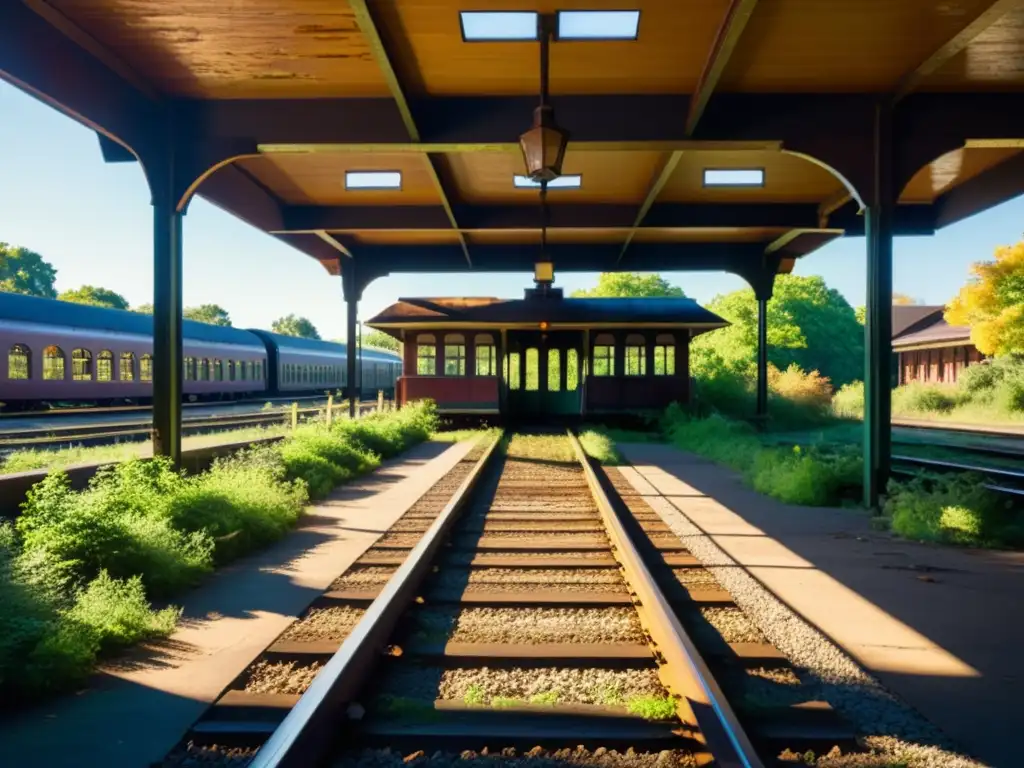 Trenes fantasma: estaciones olvidadas, el paso del tiempo y la atmósfera misteriosa de una estación abandonada