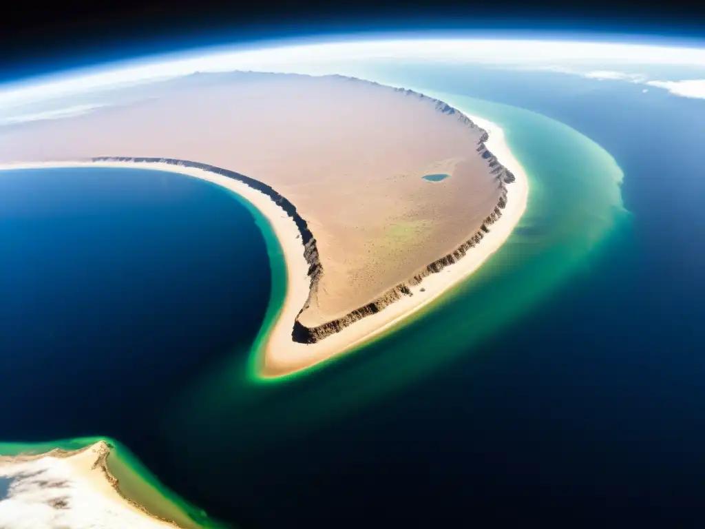 Vista impactante de la Tierra desde una nave suborbital, con pasajeros admirando el paisaje