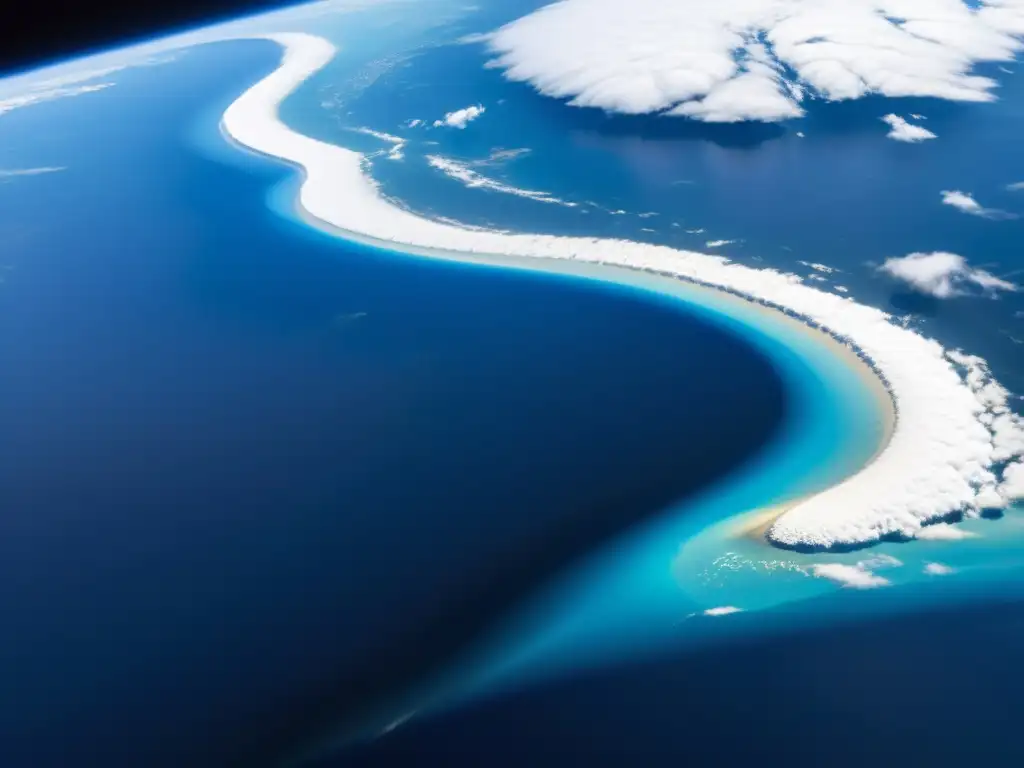 Vista impresionante de la Tierra desde la estación espacial, resaltando el turismo espacial: evolución y futuro